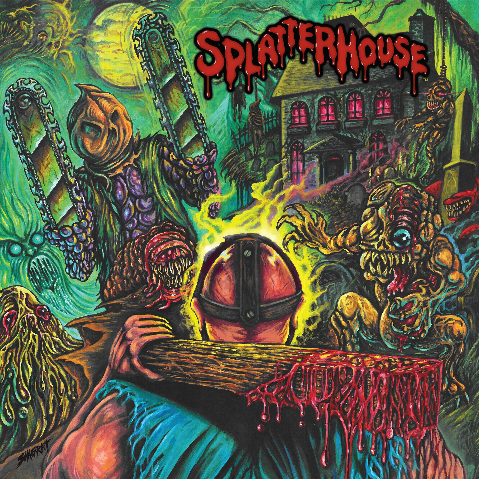 Splatterhouse - Original Soundtrack - 1-LP Green Vinyl - flash vidéo