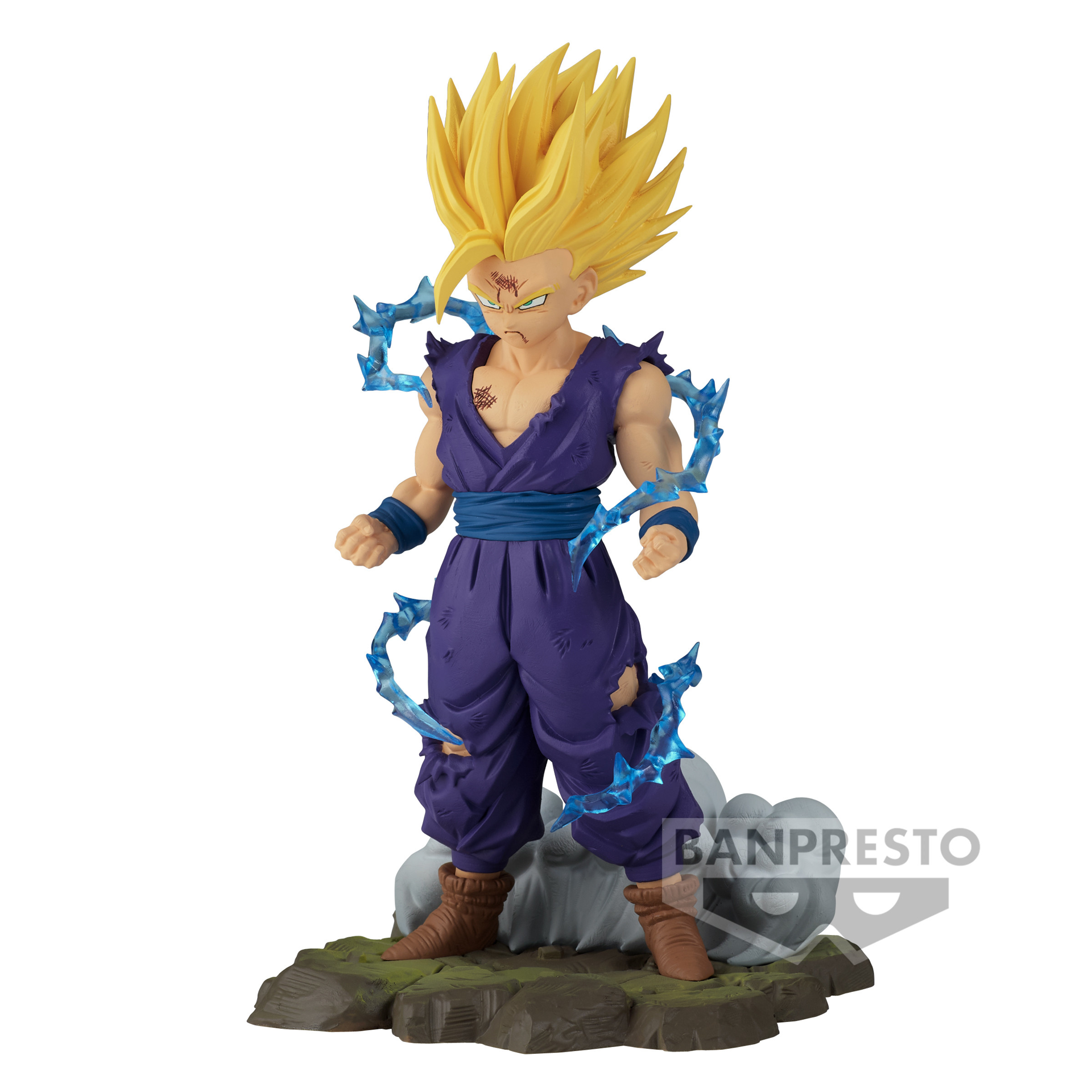 Dragon Ball Z - History Box - Vol.10 - Son Gohan SSJ2 Statue 12cm - flash vidéo