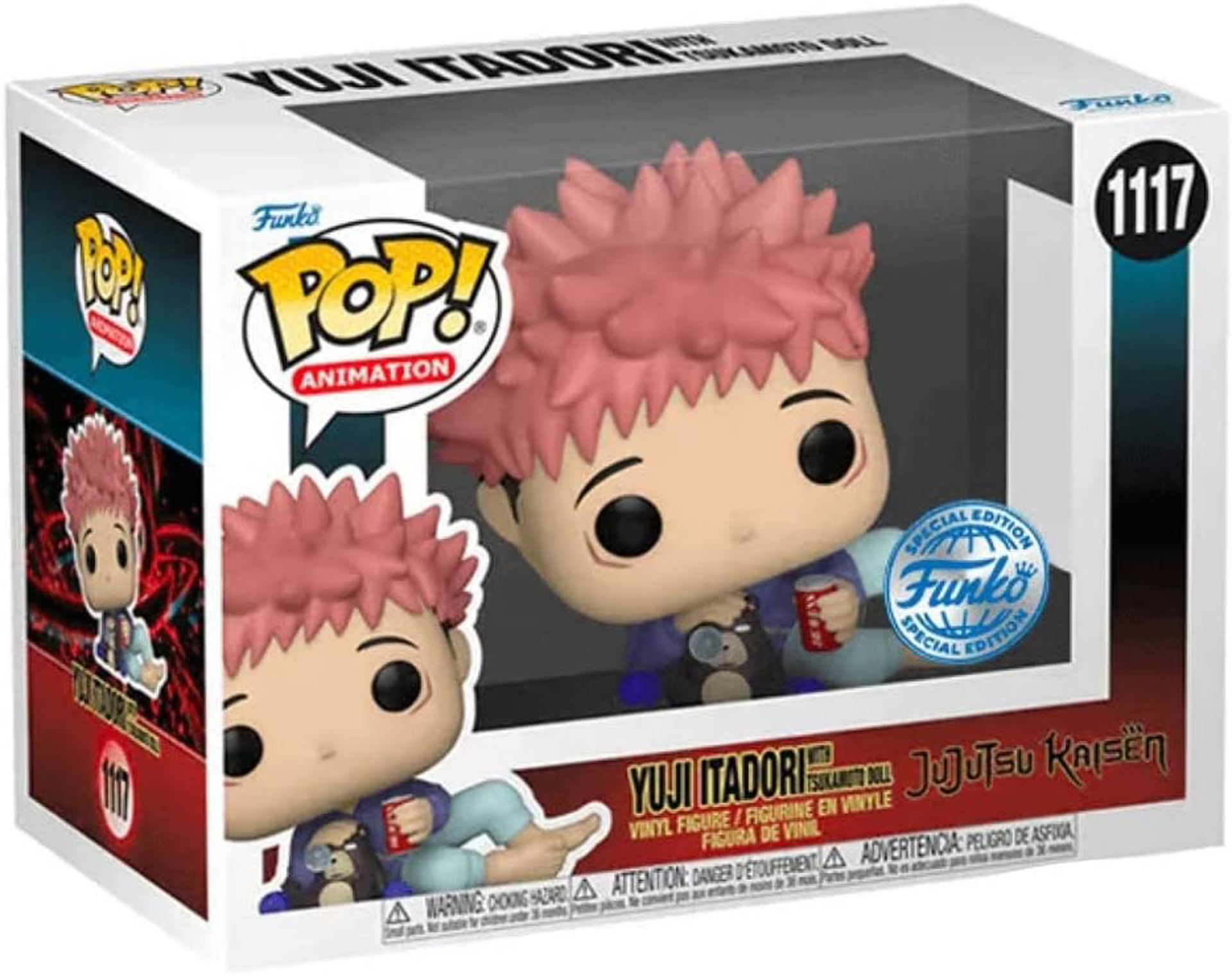 Funko Pop! Animation: Jujutsu Kaisen - Yuji Itadori with Tsukamato Doll - flash vidéo
