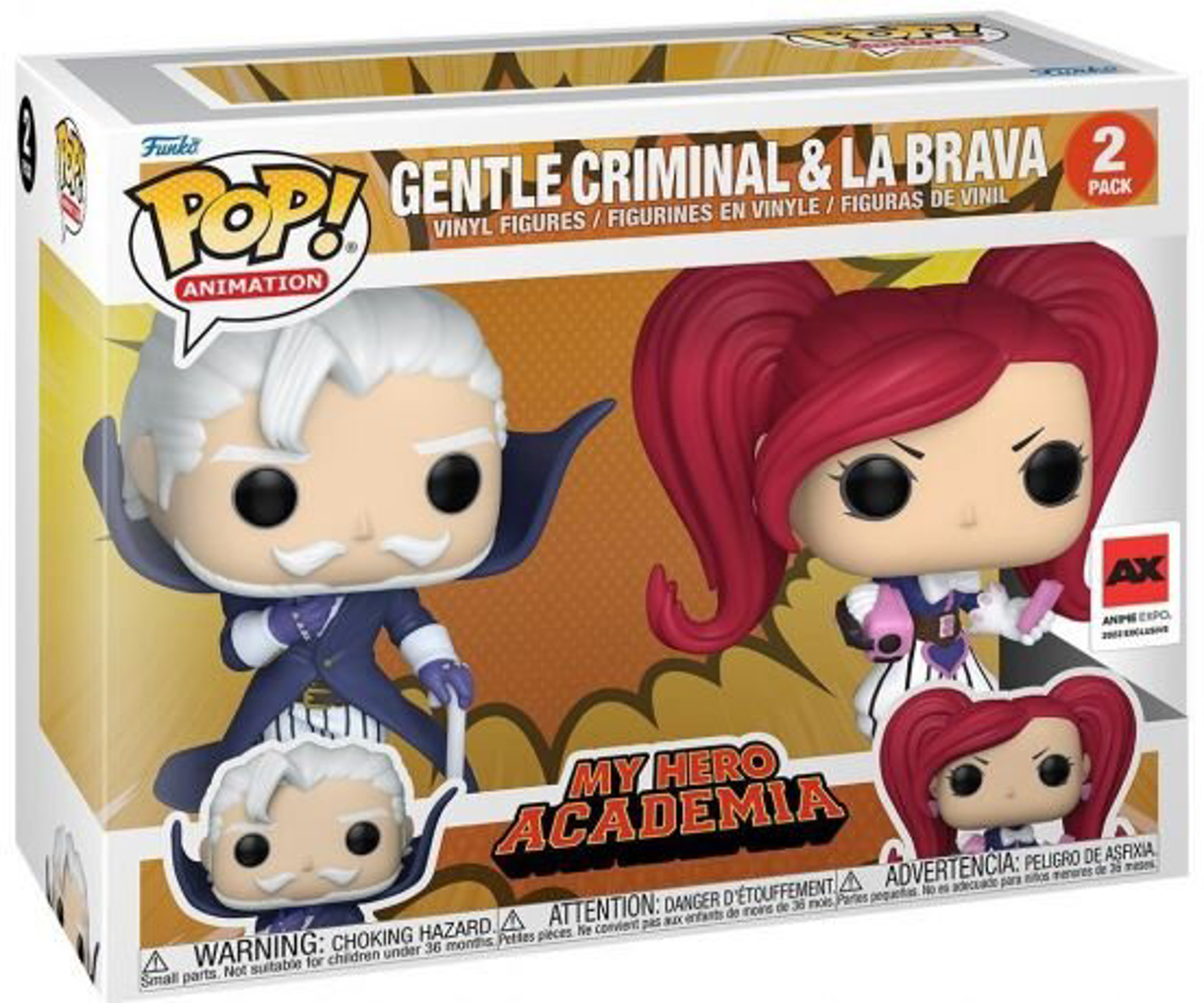 Funko Pop! 2-Pack: My Hero Academia - Gentle Criminal & La Brava - flash vidéo