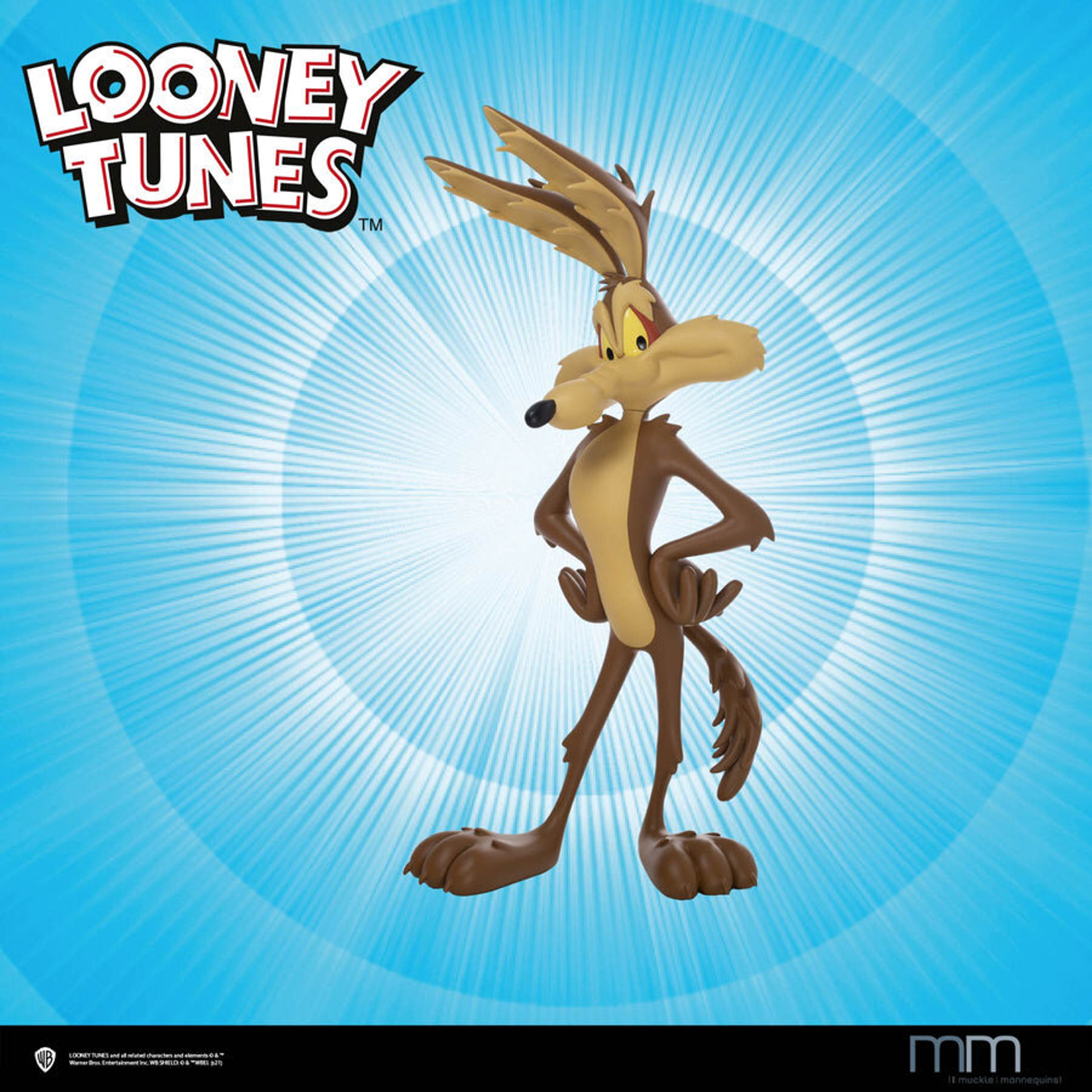 Looney Tunes - Statue taille réelle Wile E. Coyote (Sans Base) - flash vidéo