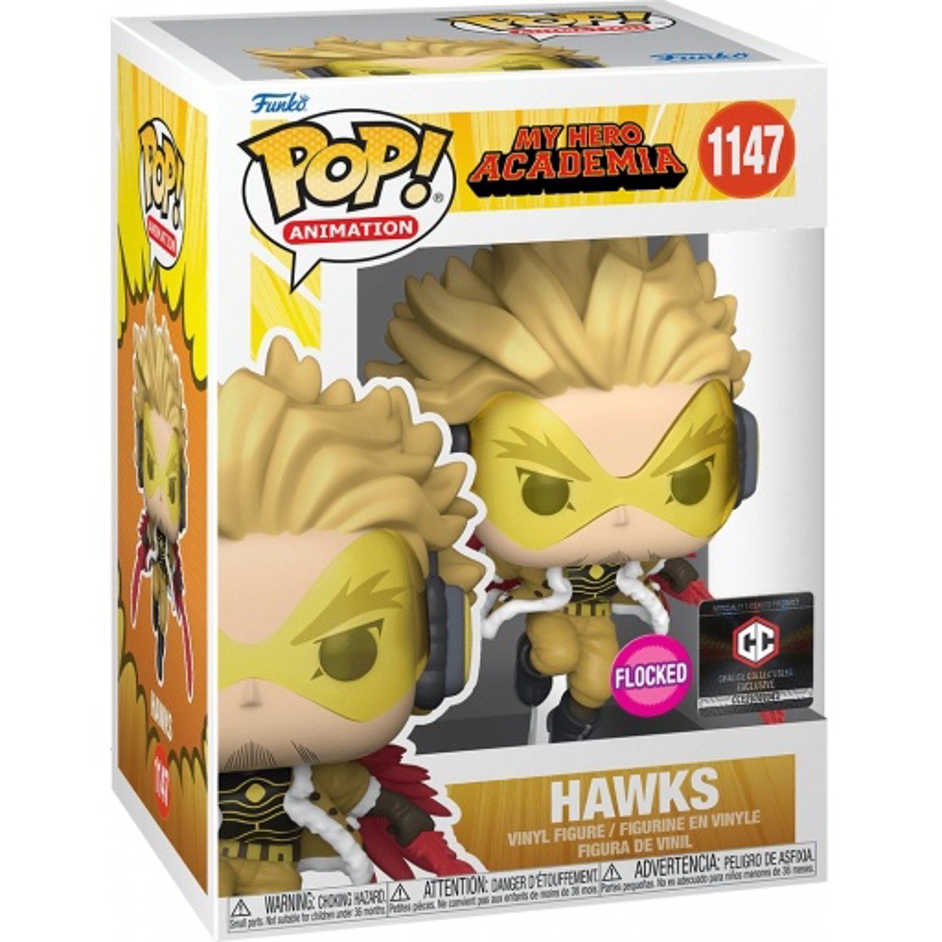 Funko Pop! Animation: My Hero Academia - Hawks (Flocked) (Special Edition) - flash vidéo