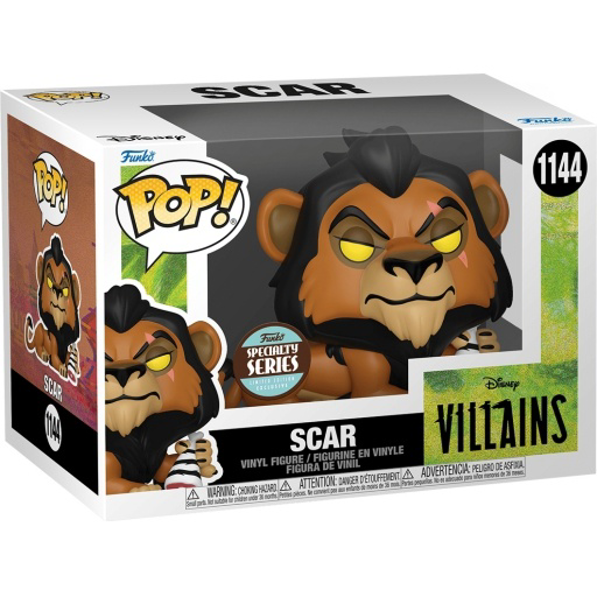 Funko Pop! Disney: Villains - Scar (with Meat) (Specialty Series Limited Edition) - flash vidéo