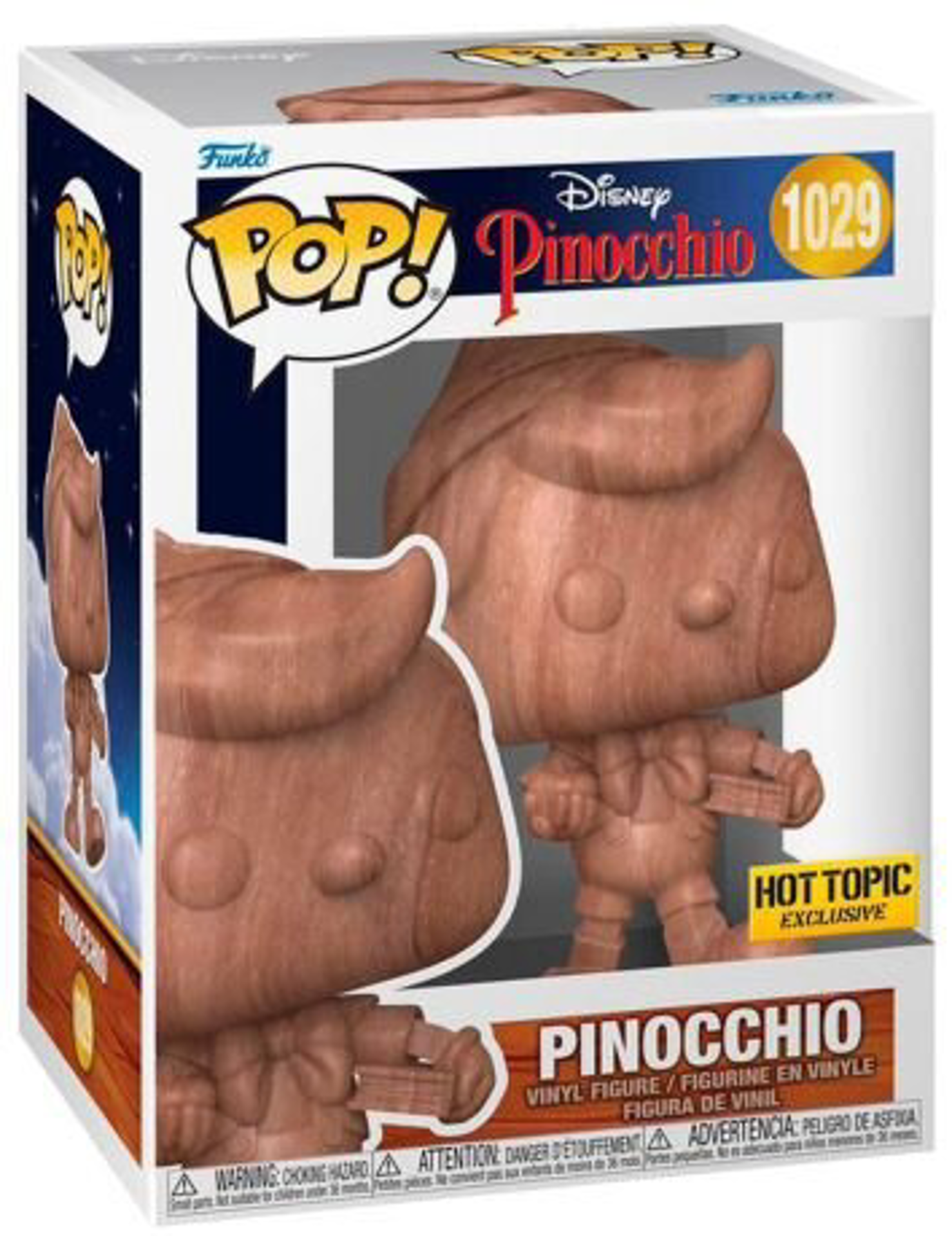 Funko Pop! Disney: Pinocchio - Pinocchio (Wood) (Special Edition) - flash vidéo
