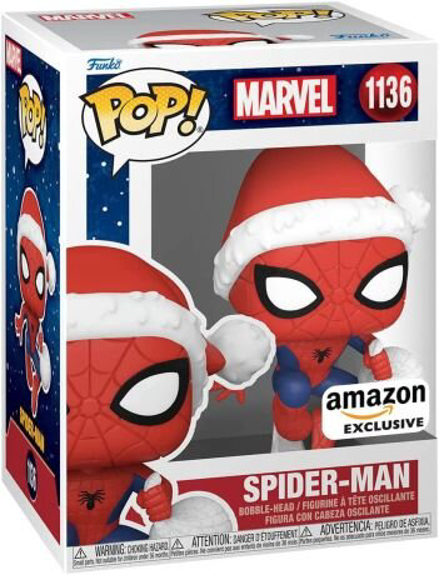 Funko Pop! Marvel: Beyond Amazing - Spider-Man with Santa's Hat (Special Edition) - flash vidéo