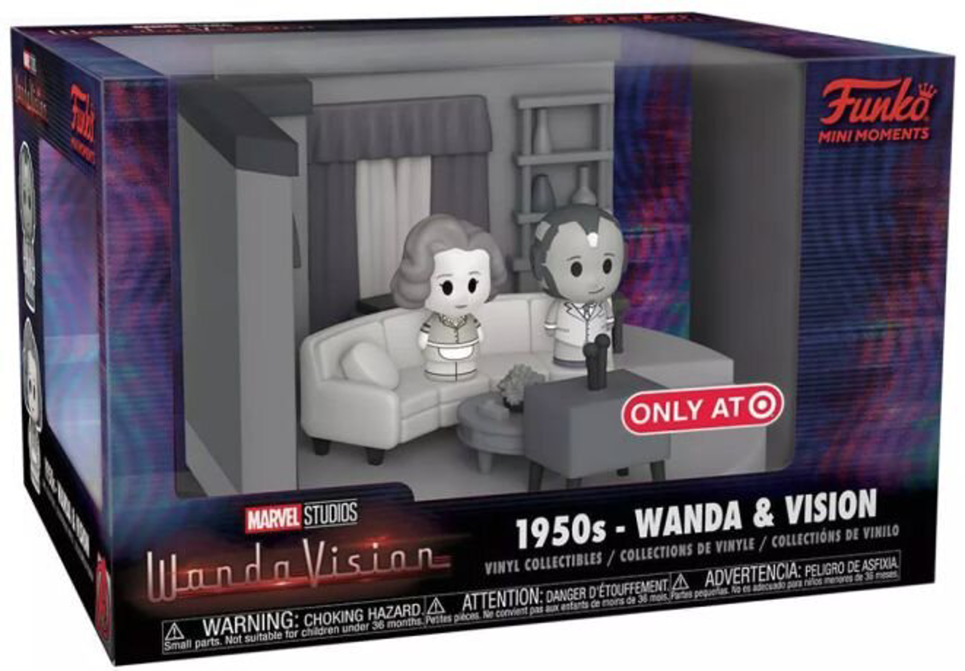 Funko Mini Moments: Marvel Studios WandaVision - 1950s - Wanda & Vision (Living Room) (Special Edition) - flash vidéo
