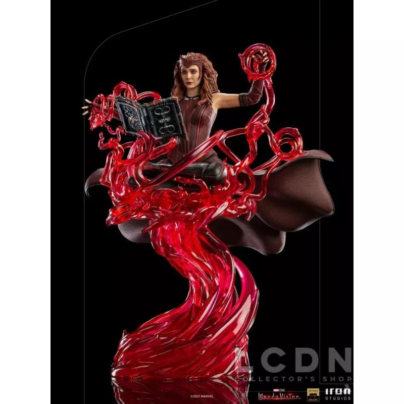 Iron Studios - Deluxe Arts Scale 1/10 - Marvel - WandaVision - Scarlet Witch Statue 24cm - flash vidéo