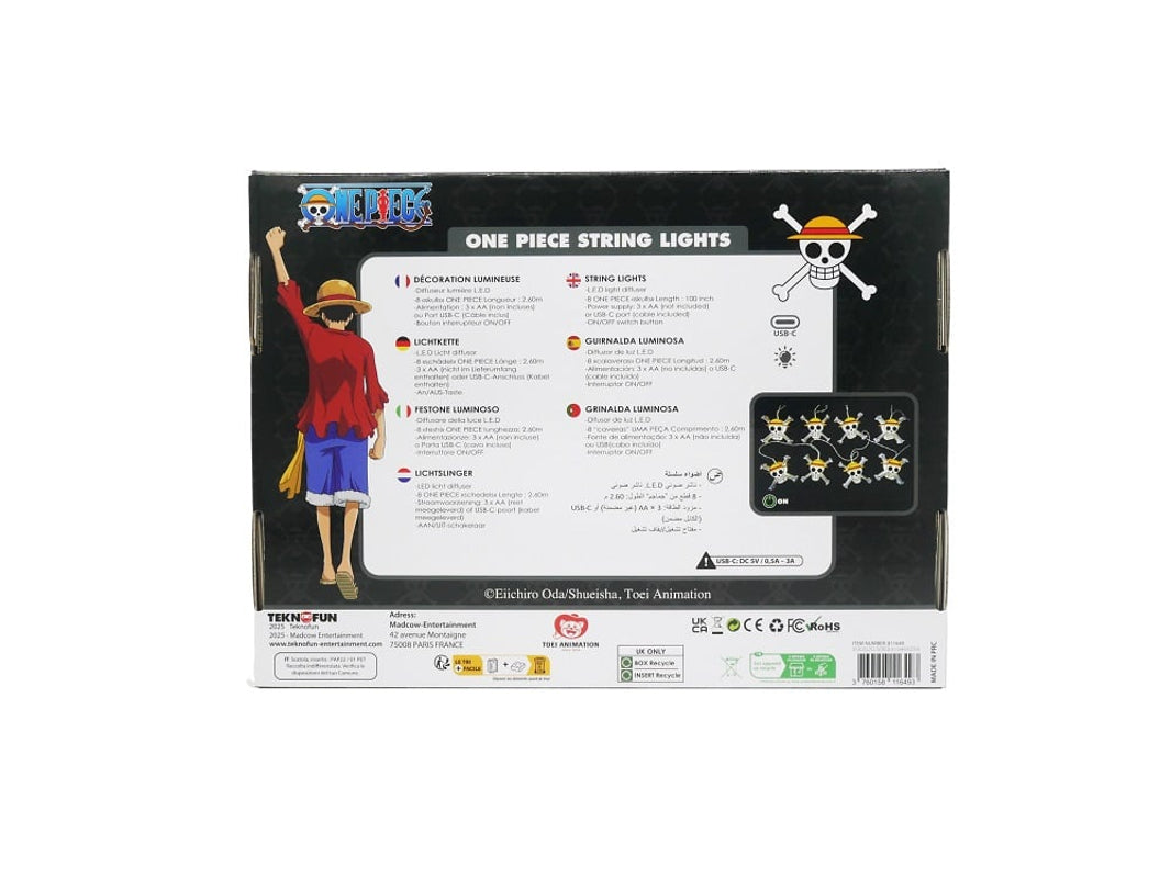 One Piece - Logo Guirlande Lumineuse 2,6m