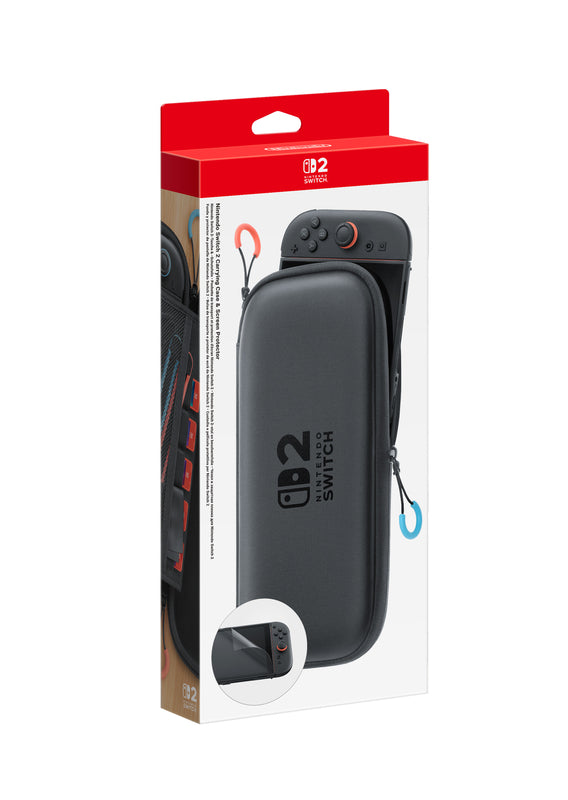 Pochette de transport Nintendo Switch 2 et protection d'écran
