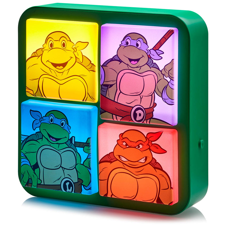 Les Tortues Ninja - Lampe de bureau / Applique murale 3D Les Tortues Ninja