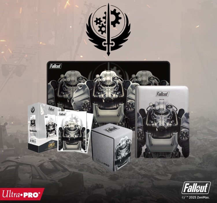 Ultra Pro - Magic: The Gathering - Fallout: Brotherhood of Steel - Boîte de deck Premium Alcove Flip - flash vidéo