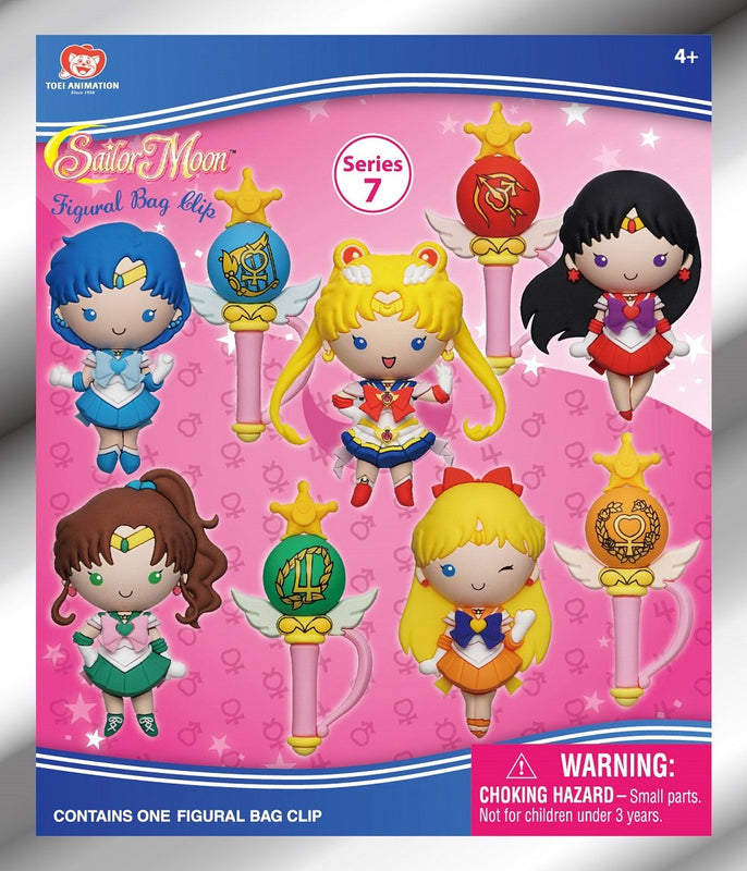 Sailor Moon - Assortiment en blind bag de figurines de sac de collection en mousse (Série 7) (24 pcs)