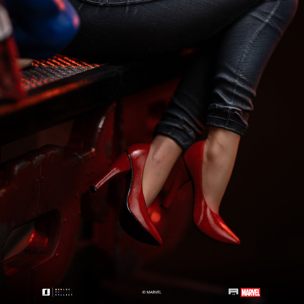 Iron Studios - Sixth Scale Diorama 1/6 - Marvel Comics - Spider-Man et MJ Statue 35cm