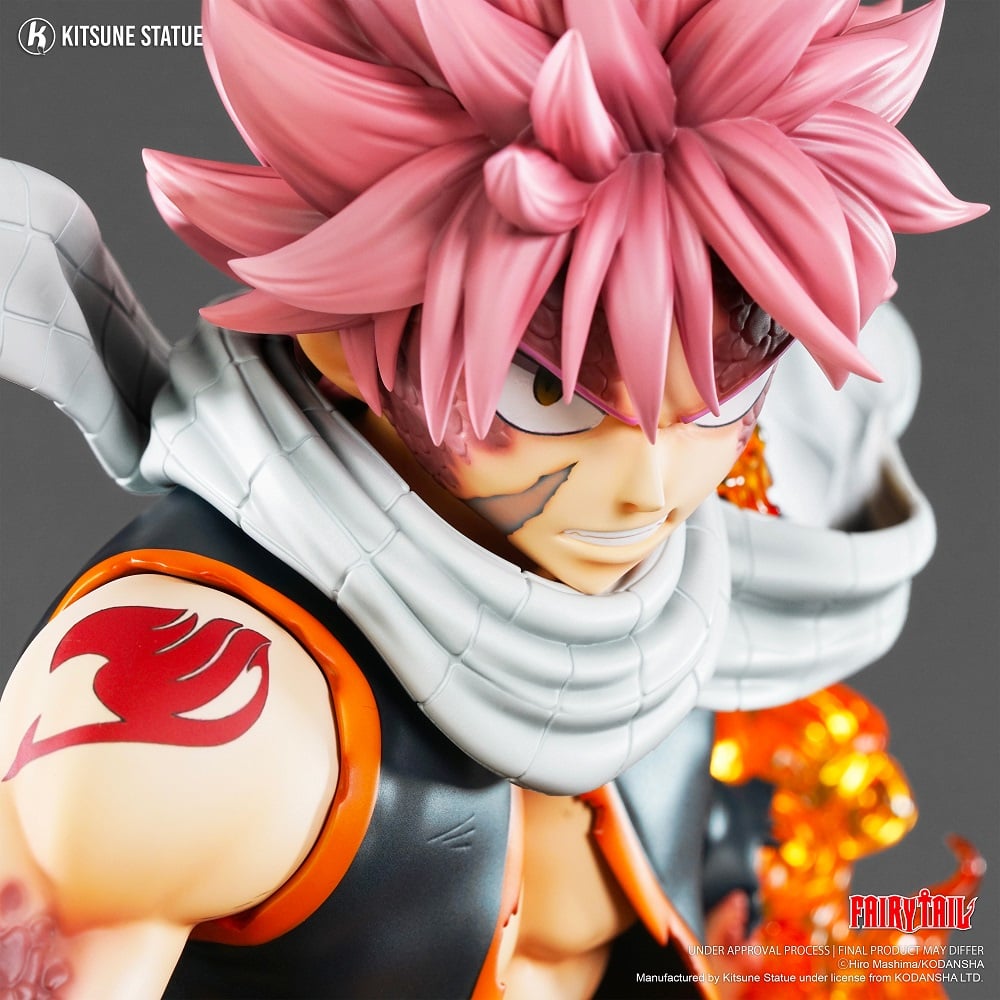 Legend Figure - Fairy Tail - Natsu Dragneel 1/4 Statue 50cm - flash vidéo