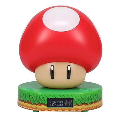 Nintendo - Super Mario - Réveil et Lampe Super Champignon - flash vidéo