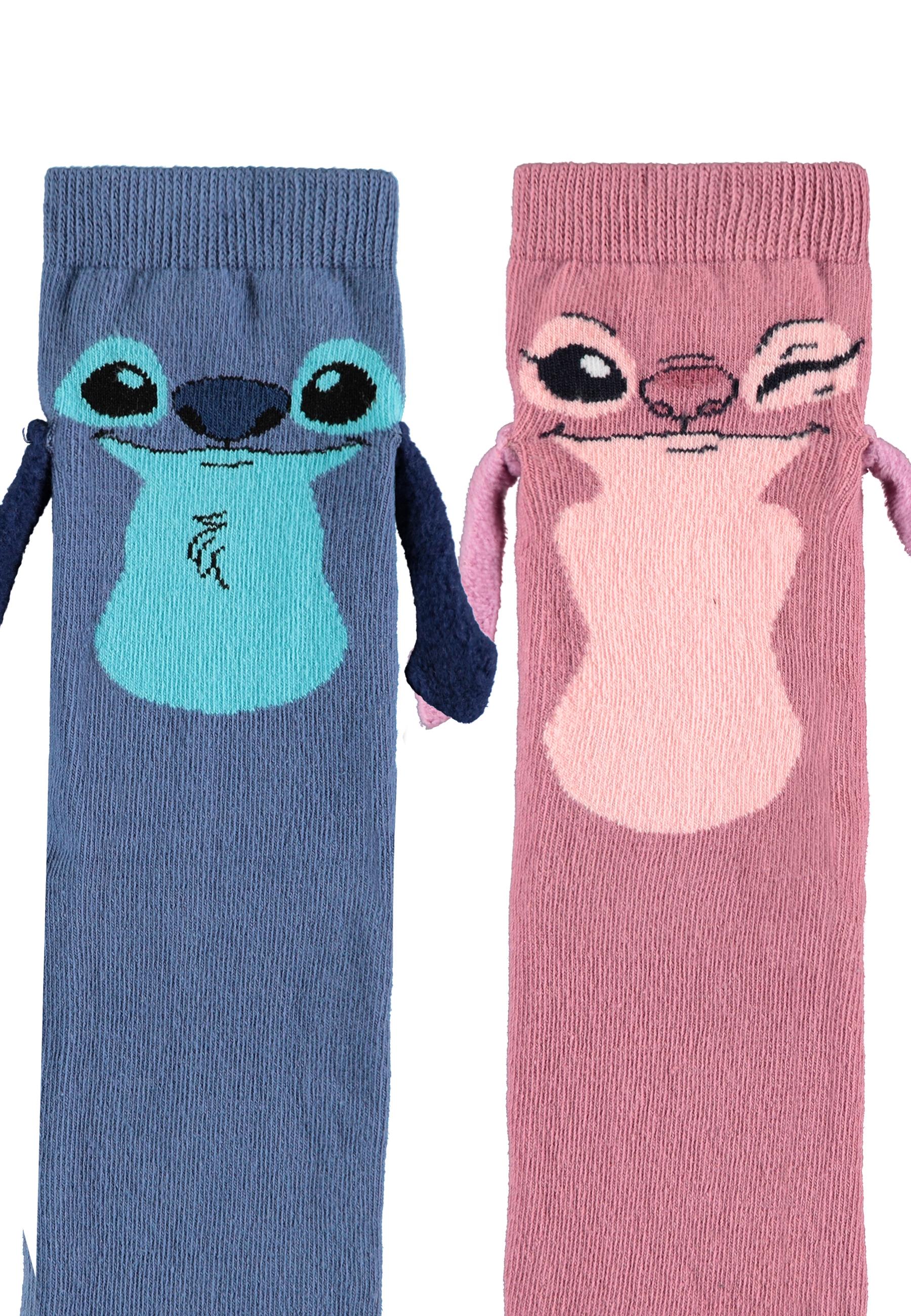 Disney - Lilo et Stitch - Paire de chaussettes "Stitch et Angel" (Taille 35/38) - flash vidéo