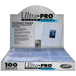 Ultra Pro - Lot de 100 Feuilles de 9 Cases - Silver Series - flash vidéo