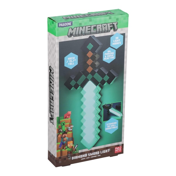 Mojang Studios - Minecraft - Lampe Epée de Diamant - flash vidéo