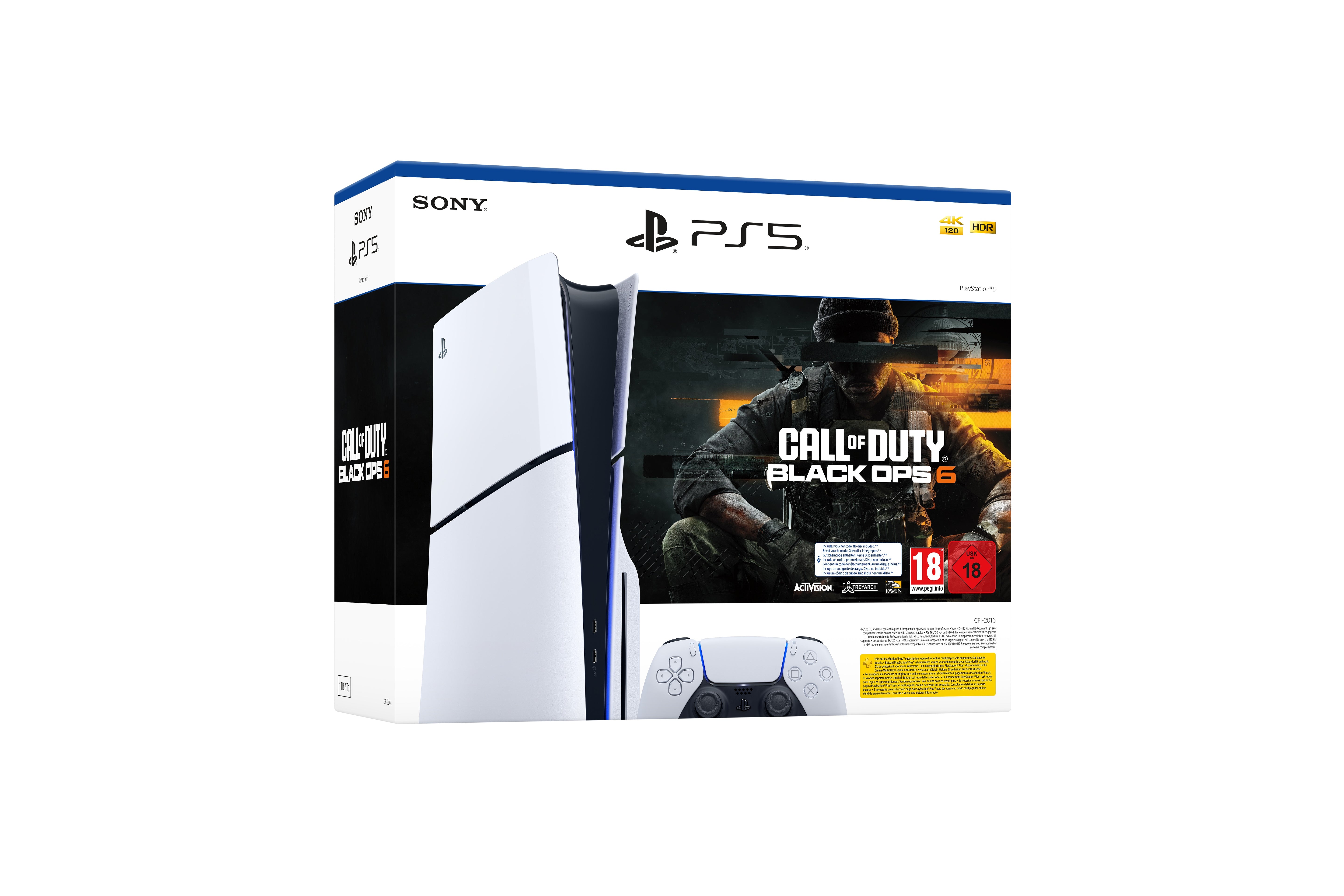 PlayStation 5 White (Slim Model) + Call of Duty: Black Ops 6