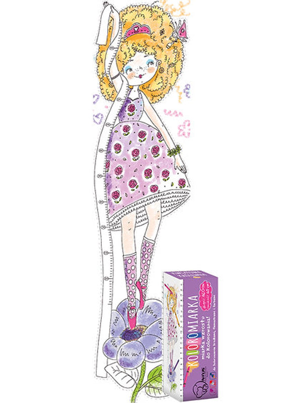 Monumi - Poster Coloriable de mesure XXL "Flower Princes"