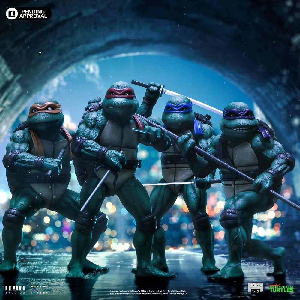 Iron Studios - Art Scale 1/10 - Teenage Mutant Ninja Turtles - Leonardo Statue 21cm - flash vidéo