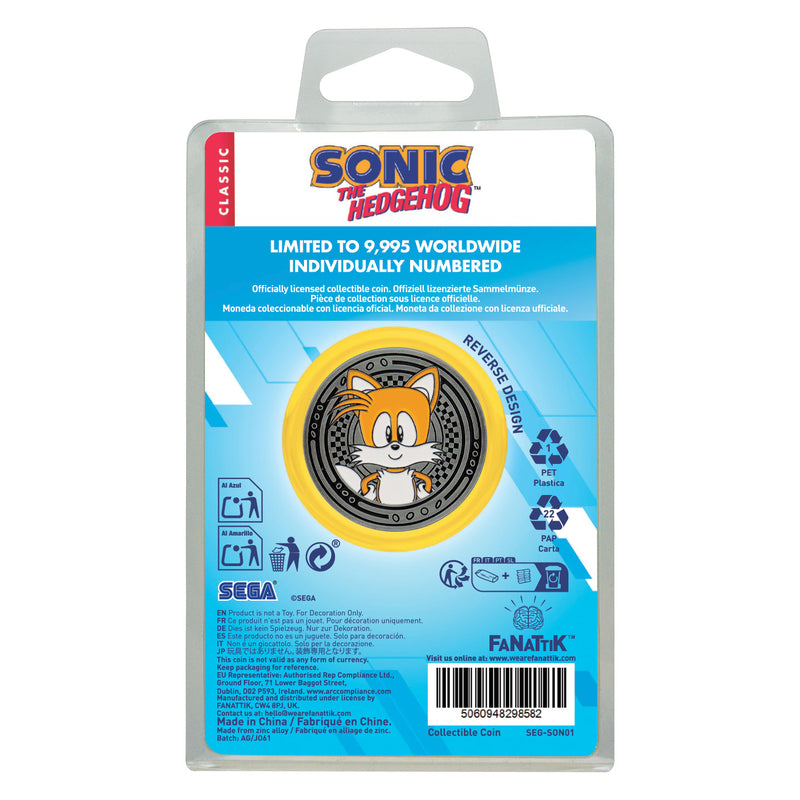 Sonic The Hedgehog - Pièce de collection "Sonic et Tails" en Édition Limitée