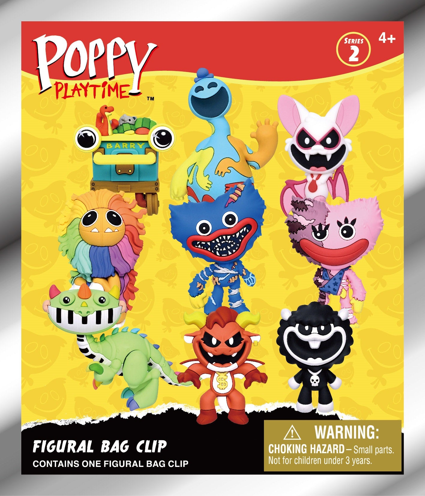 Poppy Playtime - Assortiment en blind bag de figurines de sac de collection en mousse (Série 2) (24 pcs)