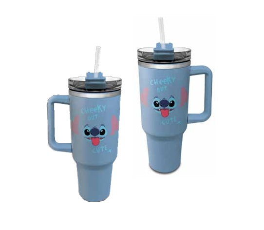 Lilo et Stitch - Mug de voyage en acier inoxydable "Stitch" 1.2L - flash vidéo