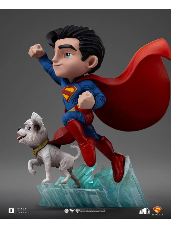 Iron Studios - MiniCo - DC Comics - Superman (2025) - Superman et Krypto Statue 17cm