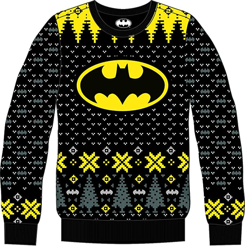 Batman - Logo Batman Pull de Noël M