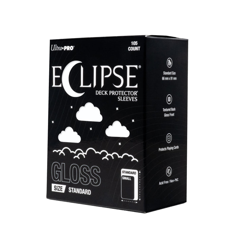 Ultra Pro - Pochettes de protection ECLIPSE standard brillantes - 105 pièces - Blanc arctique