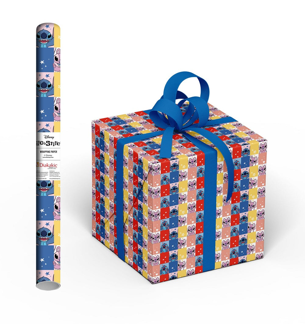 Disney - Lilo et Stitch - Papier cadeau "Stitch et Angel" 70cm x 200cm