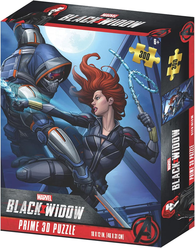 Marvel - Puzzle lenticulaire Black Widow contre Taskmaster 300 pcs 46x31 cm