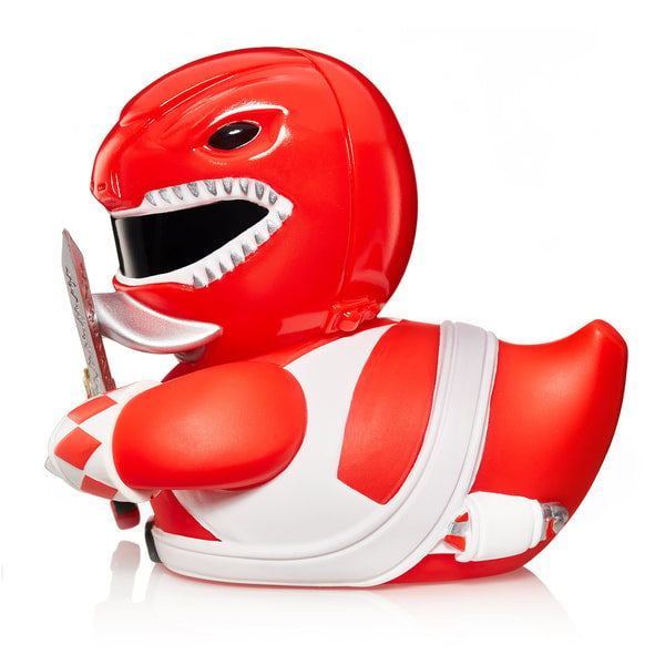 TUBBZ Canard de bain - Mighty Morphin Power Rangers - Ranger Rouge (Édition Limitée) - flash vidéo