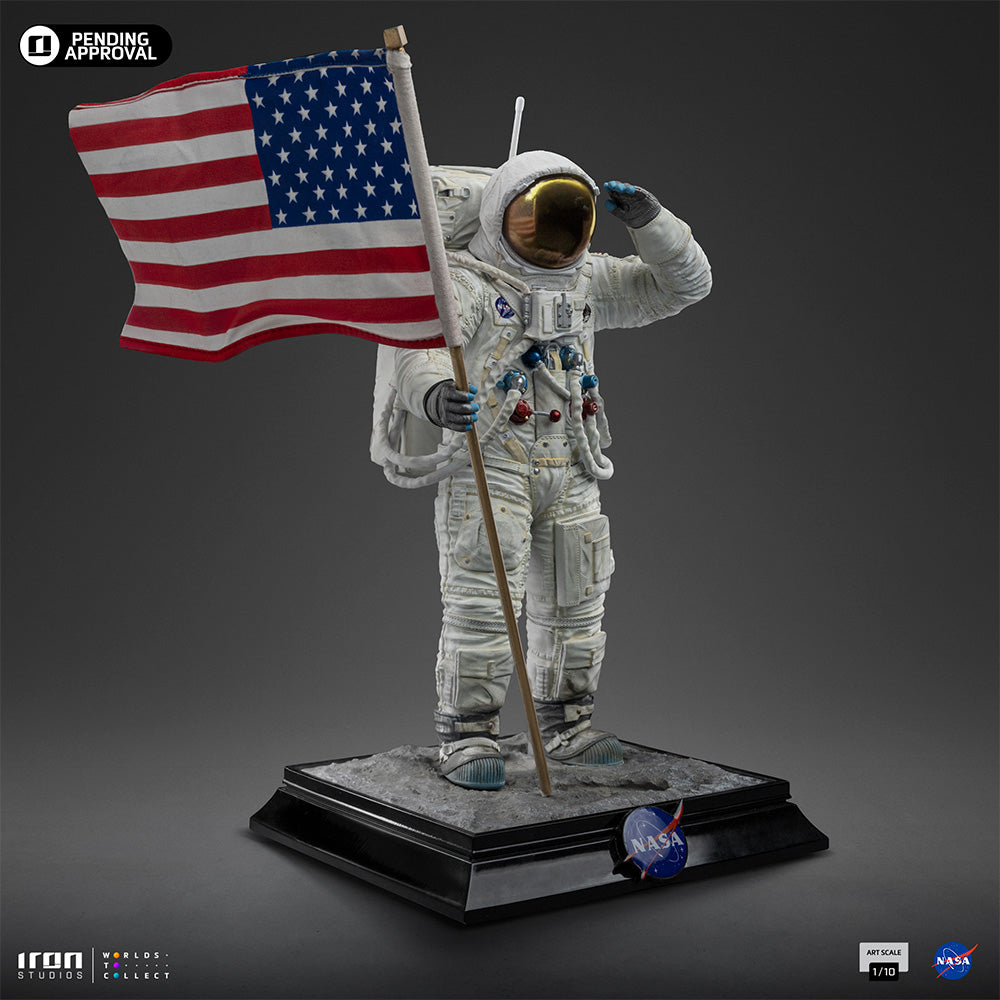 Iron Studios - Art Scale 1/10 - Apollo 11 - Astronaute Statue 23cm - flash vidéo