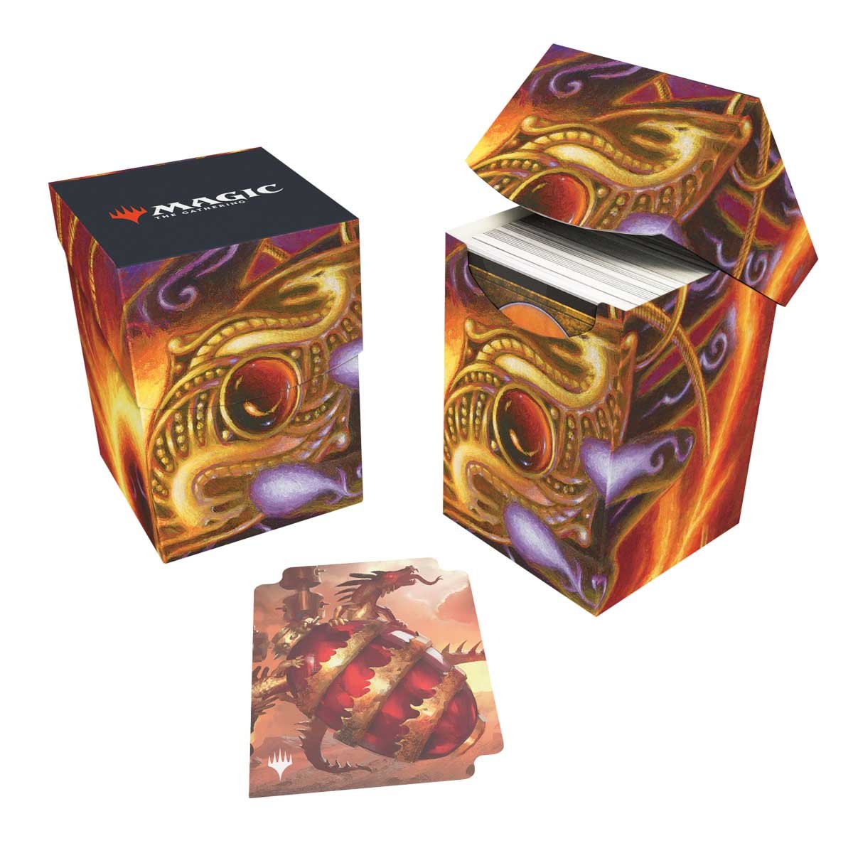 Ultra Pro - Magic: The Gathering - Modern Horizons 3 - 100+ Deck Box Médaillon de rubis - flash vidéo