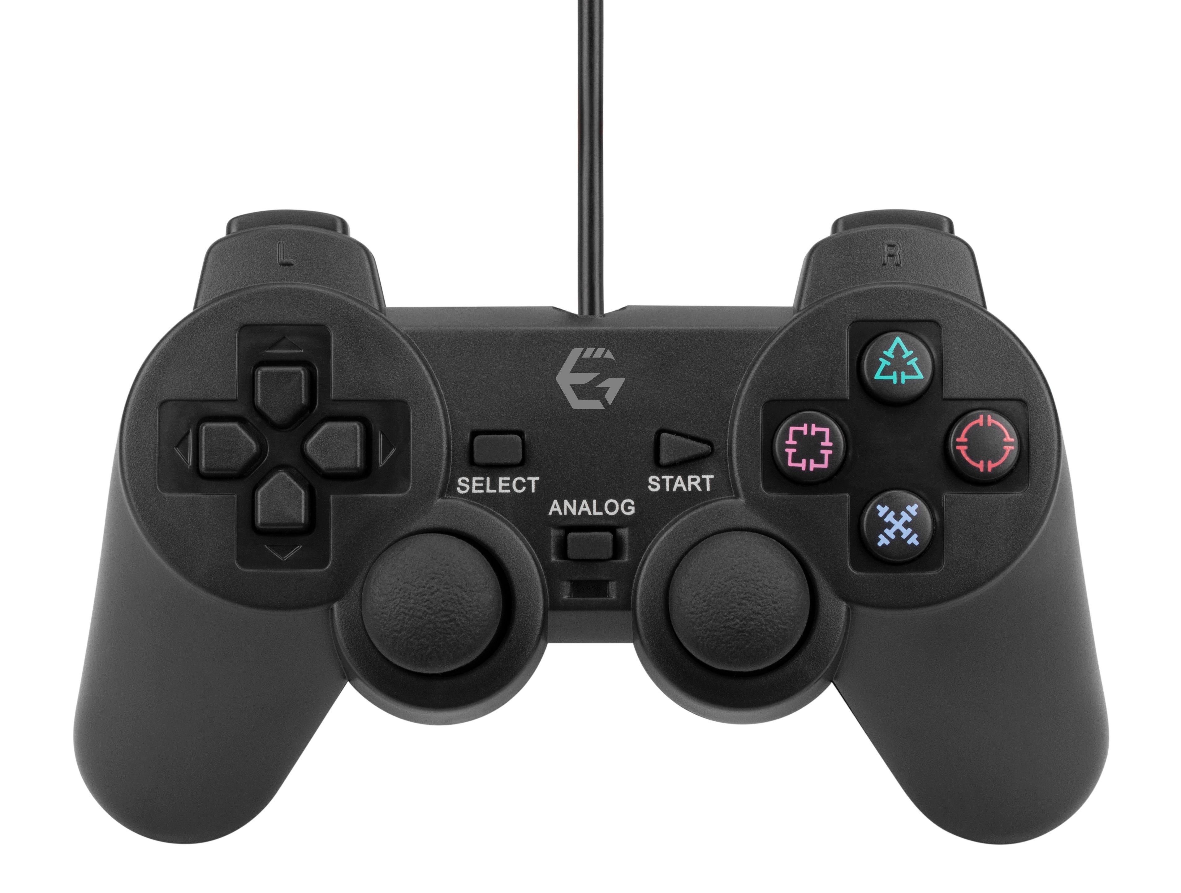 EgoGear - Manette filaire RGC02 Noire pour PS2