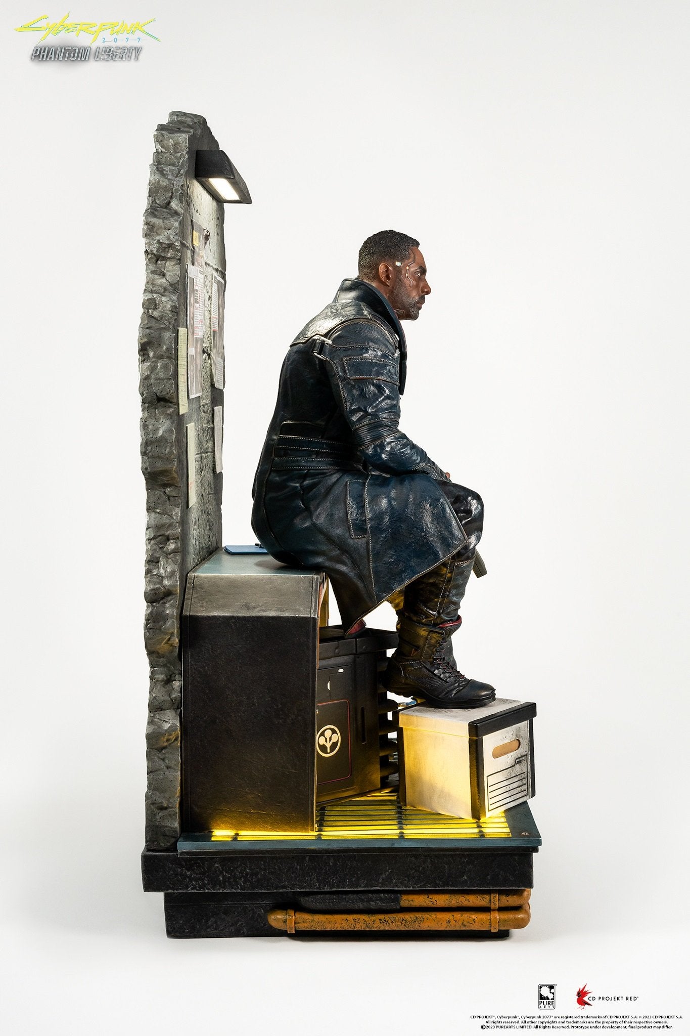 PureArts - 1:4 Scale Statues - Cyberpunk 2077 Phantom Liberty - Solomon Reed Statue 55cm - flash vidéo