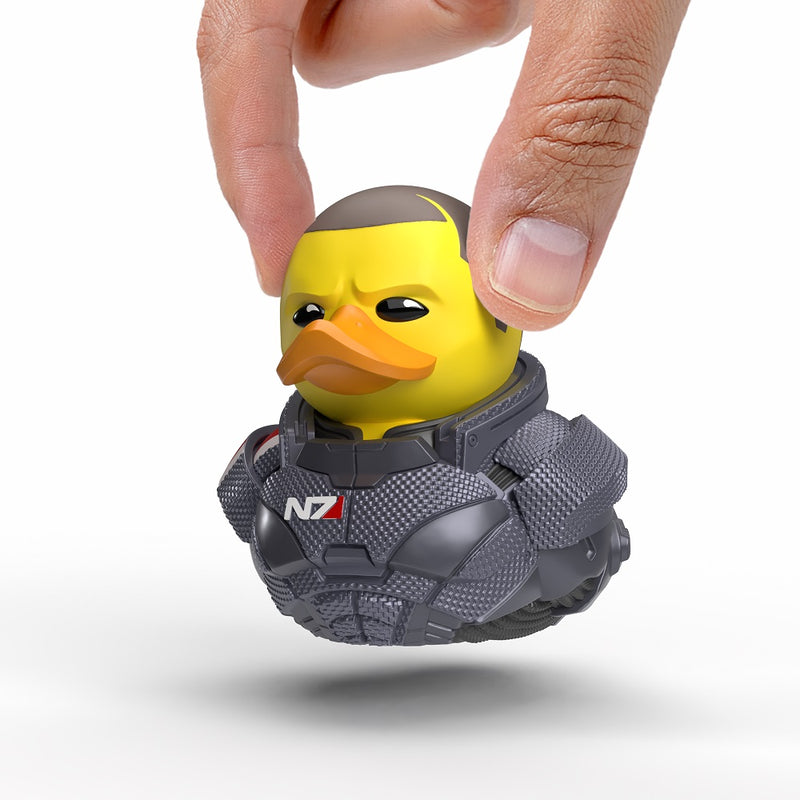 Numskull - Mini TUBBZ Canard de bain - Mass Effect - Commandant Shepard (Homme) (Édition baignoire) - 5cm