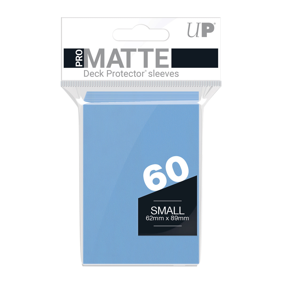 Ultra Pro - PRO-Matte Sachet de 60 protèges cartes petit format Bleu clair (62 x 89 mm) - flash vidéo