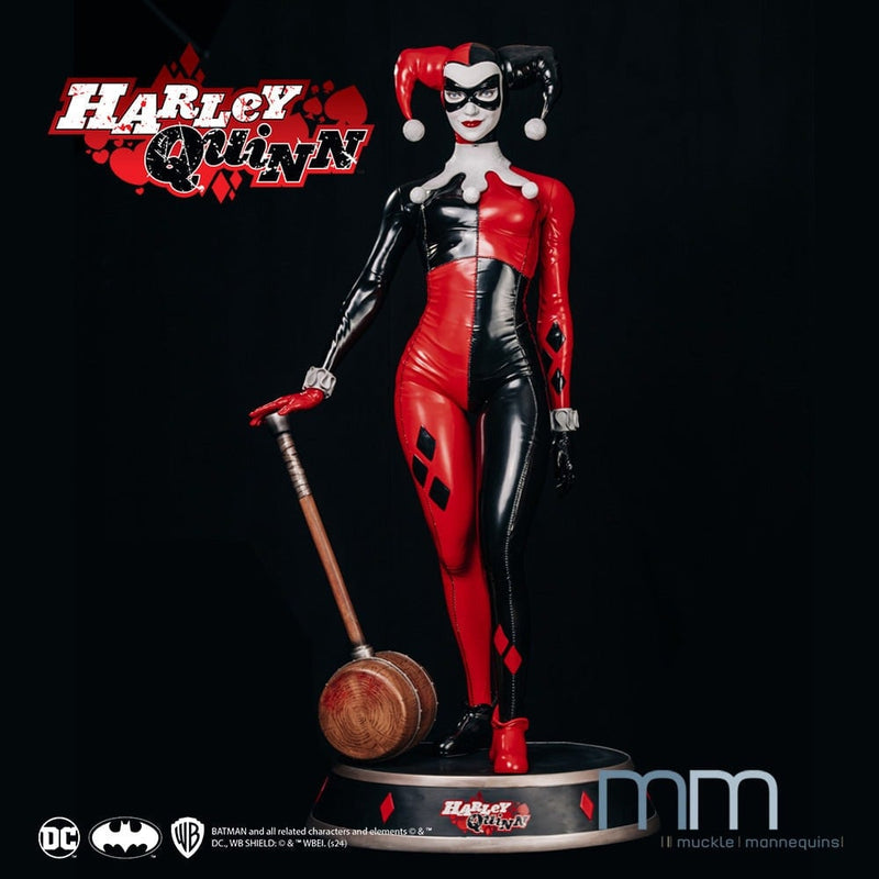 DC Comics - Statue taille réelle Harley Quinn Comics (Base incluse)