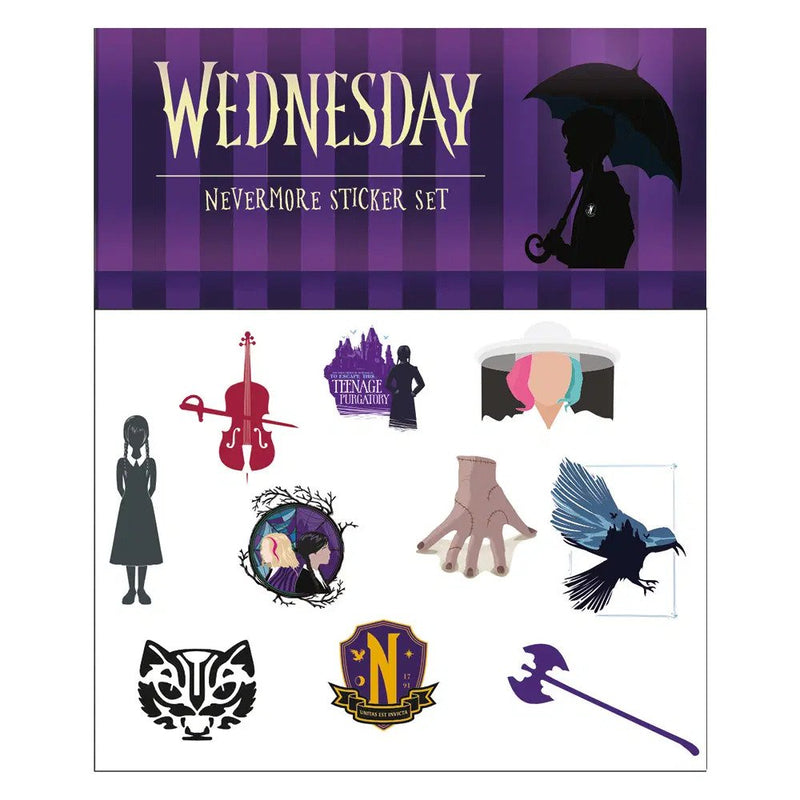 Netflix - Mercredi - Stickers - Nevermore