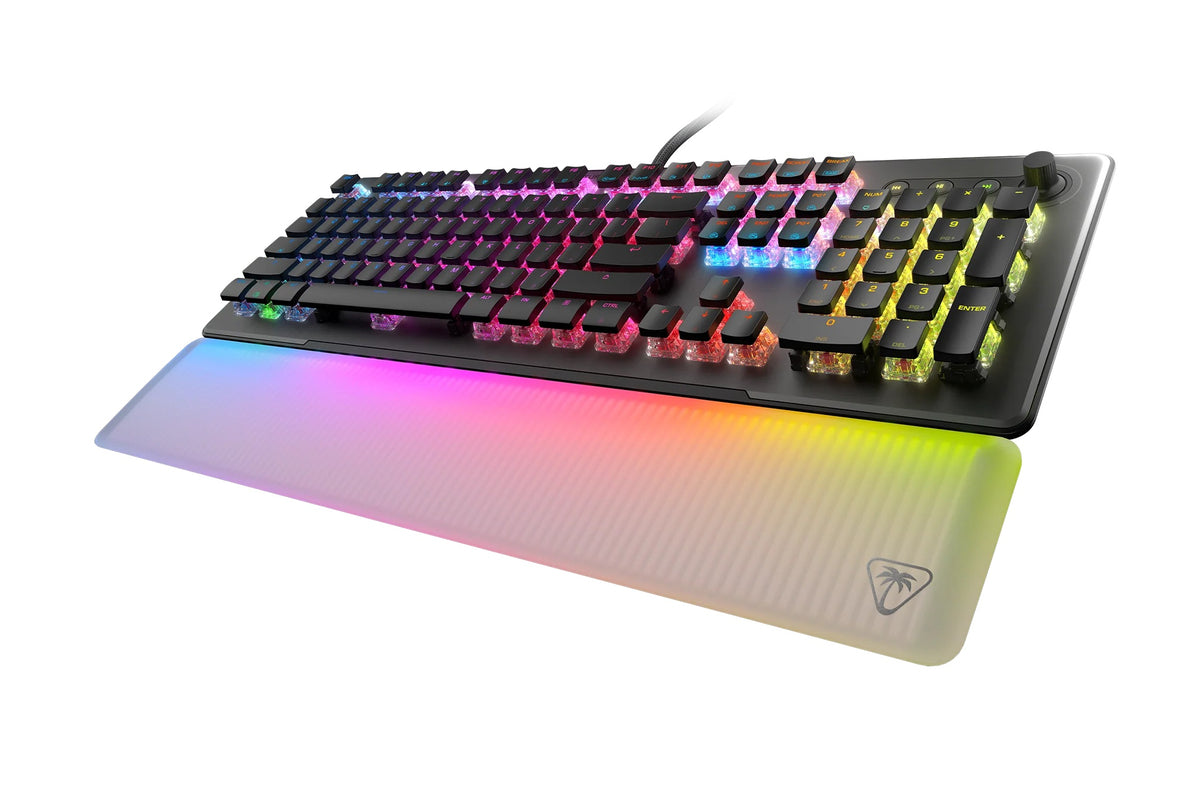 Turtle Beach - Clavier de jeu optique mécanique RGB Filaire Vulcan II Max Noir - Disposition Azerty FR