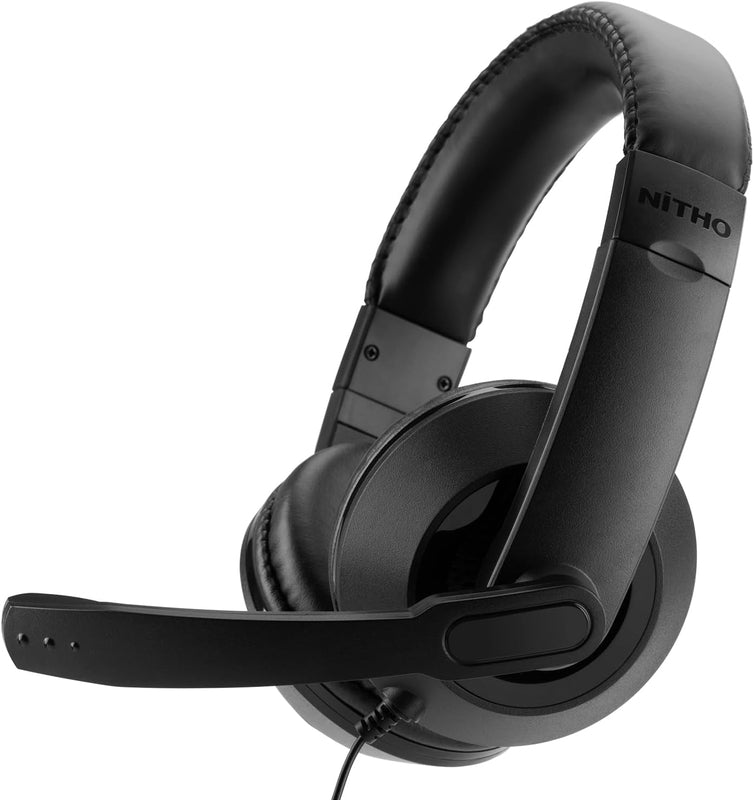 Nitho - Casque de jeu stéréo filaire NX100 Noir pour PC, PS4/PS5, Xbox, Nintendo Switch