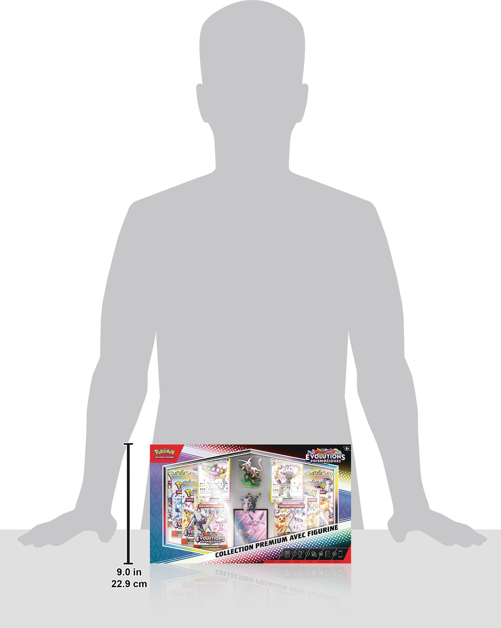 Pokémon JCC - Écarlate et Violet - Collection Premium avec figurine EV 8.5 Évolutions Prismatiques