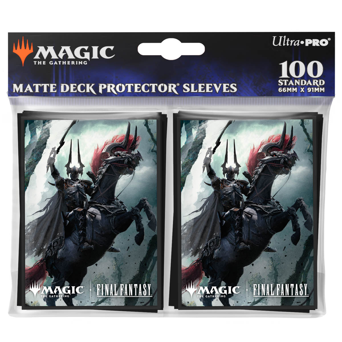 Ultra Pro - Magic: The Gathering - Universes Beyond: Final Fantasy - Sachet de 100 protèges cartes standard Summon: Primal Odin (63 x 89 mm)