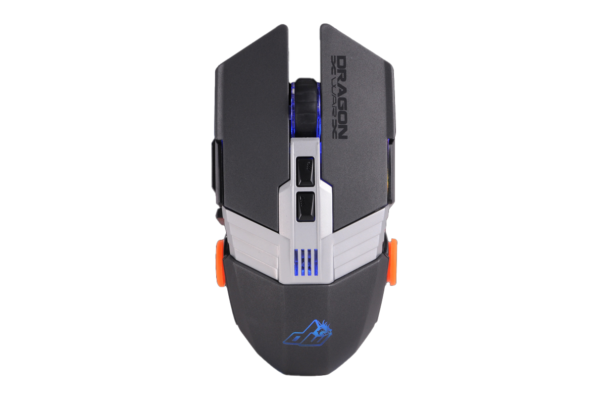Dragonwar G22 7000DPI Souris de jeu RGB ergonomique et personnalisable à 7 boutons - Noir
