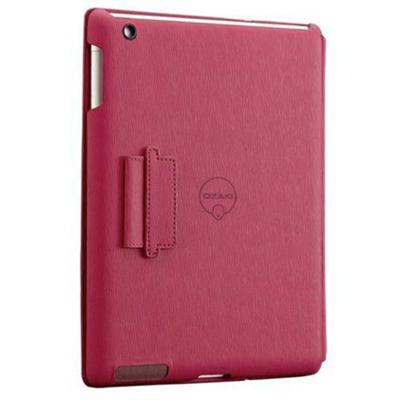 Ozaki, iCoat Red Notebook Foldable Case + Stylus pen for iPad 2