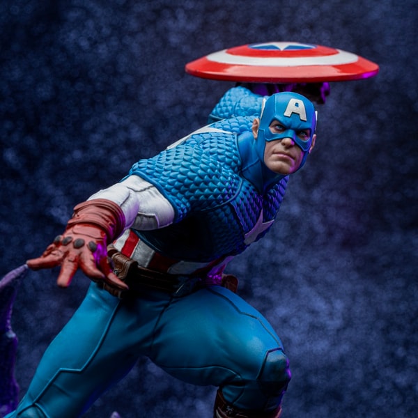 Iron Studios - Deluxe BDS Art Scale 1/10 - Marvel - Captain America "Infinity Gauntlet" Statue 34cm - flash vidéo
