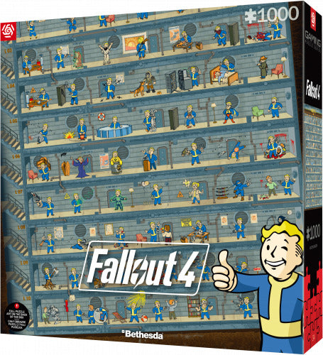 Good Loot Puzzle - Fallout 4 - Puzzle "Perk Poster" 1000pcs - flash vidéo